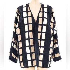 YAK Magik OS XL 1X FUNKY Lagen look FIBER ARTIST 3/4 Art-Wear GRID JACKET…